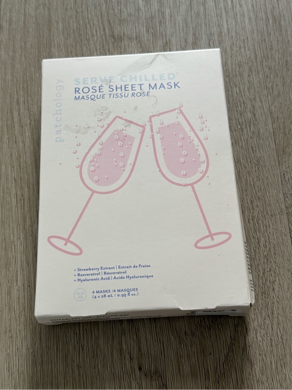 Patchology Serve Chilled Rosé Sheet Mask - Pink